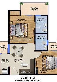 2 BHK Flat for Sale in Sector 22 Noida