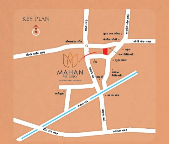 2 BHK Apartment 1186 Sq.ft. for Sale in Varachha, Surat