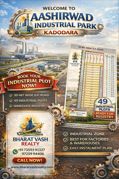  189 Sq. Yards Warehouse for Sale in Kadodara, Surat