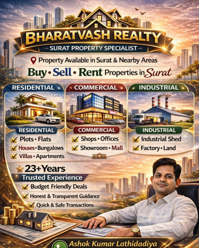  5000 Sq. Yards Agricultural/Farm Land for Rent in Canal Road, Surat