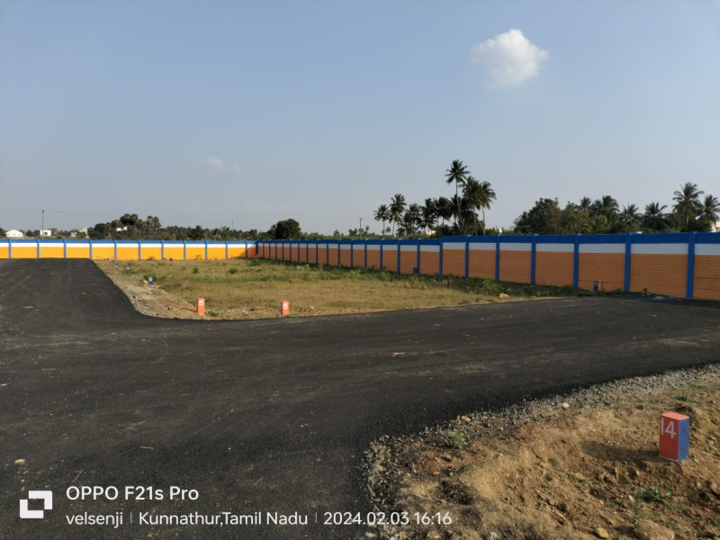  Residential Plot 1200 Sq.ft. for Sale in Panjapur, Tiruchirappalli