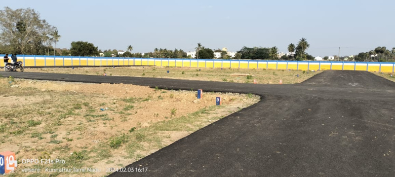  Residential Plot 1200 Sq.ft. for Sale in Panjapur, Tiruchirappalli