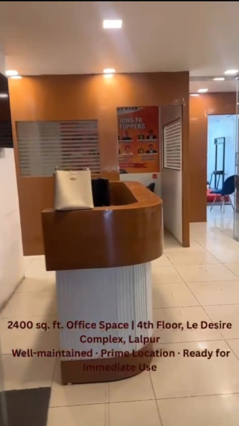  2400 Sq.ft. Office Space for Rent in Mahilong, Ranchi