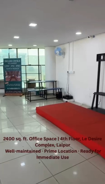  2400 Sq.ft. Office Space for Rent in Mahilong, Ranchi