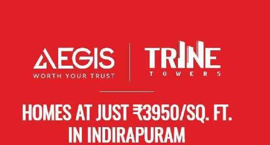3 BHK Apartment 1375 Sq.ft. for Sale in Ahinsa Khand 2, Indirapuram, Ghaziabad