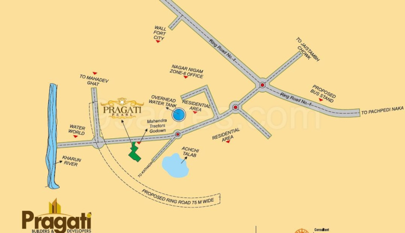 2 BHK Apartment 982 Sq.ft. for Sale in Bhatagaon, Raipur