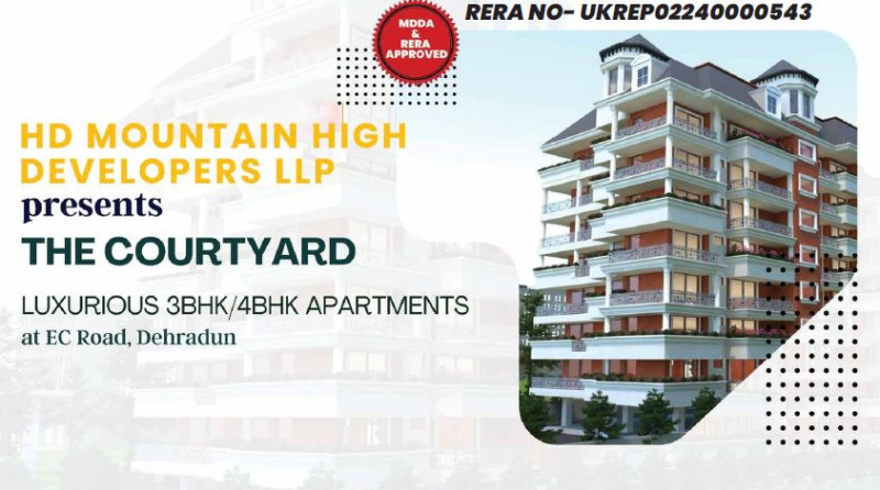 3 BHK Apartment 2948 Sq.ft. for Sale in EC Road, Dehradun