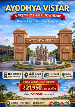  Residential Plot for Sale in Chaksu, Jaipur