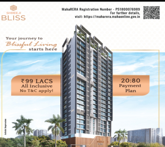 1 BHK Apartment 370 Sq.ft. for Sale in Malad West, Mumbai