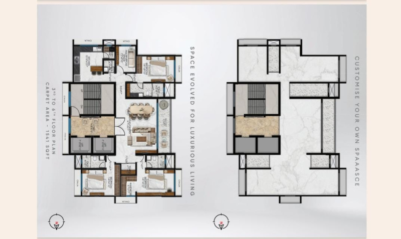 4 BHK Apartment 1500 Sq.ft. for Sale in Shimpoli, Borivali West, Mumbai