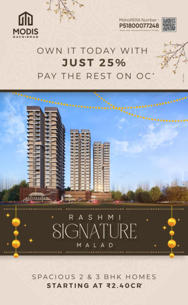 2 BHK 778 Sq.ft. Apartment for Sale in Malad West, Mumbai