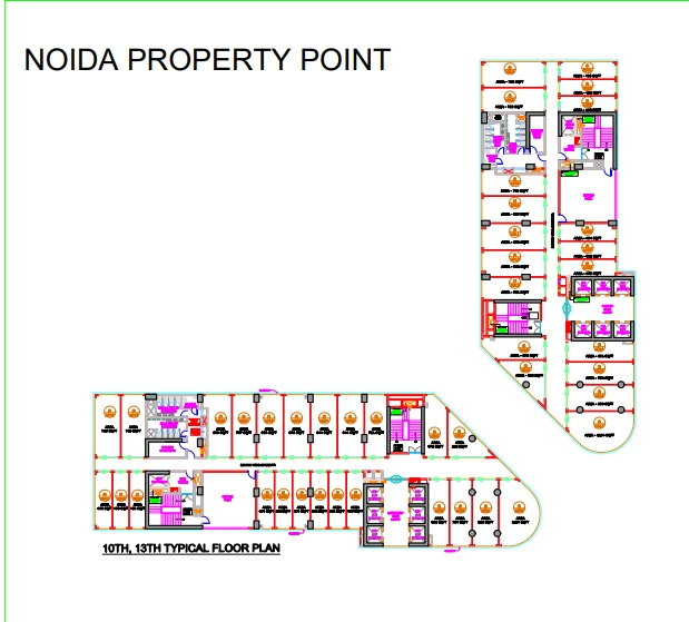  Office Space 465 Sq.ft. for Sale in Sector 140A, Noida