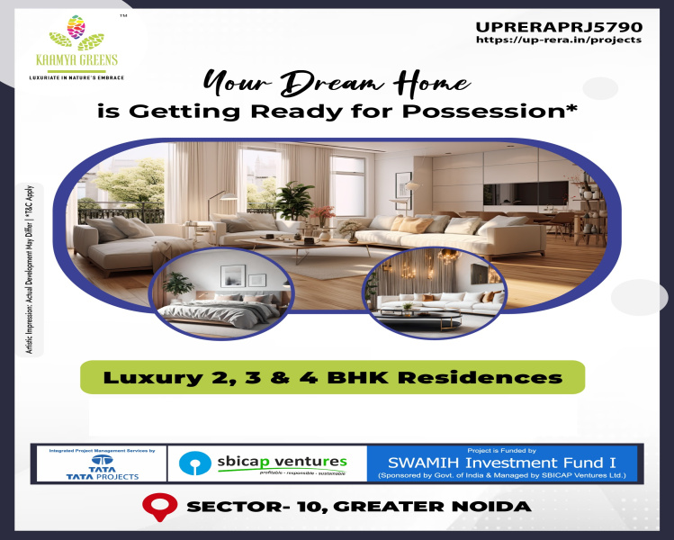 2.5 BHK Apartment 1100 Sq.ft. for Sale in Sector 10 Greater Noida West