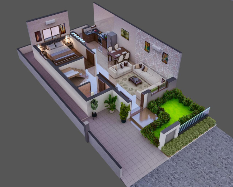 3 BHK 1500 Sq.ft. House for Sale in Petlad, Anand