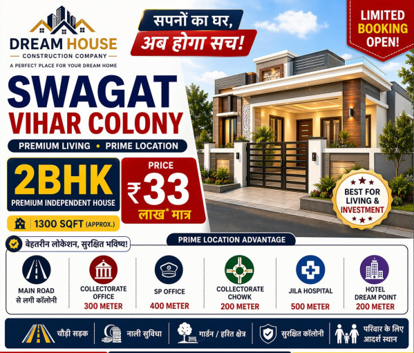 2 BHK 1300 Sq.ft. House for Sale in Champa, Janjgir-Champa