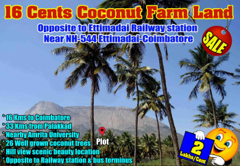  Agricultural Land for Sale in Ettimadai, Coimbatore