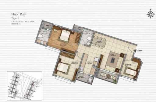 3 BHK Flat for Sale in Budigere Cross, Bangalore