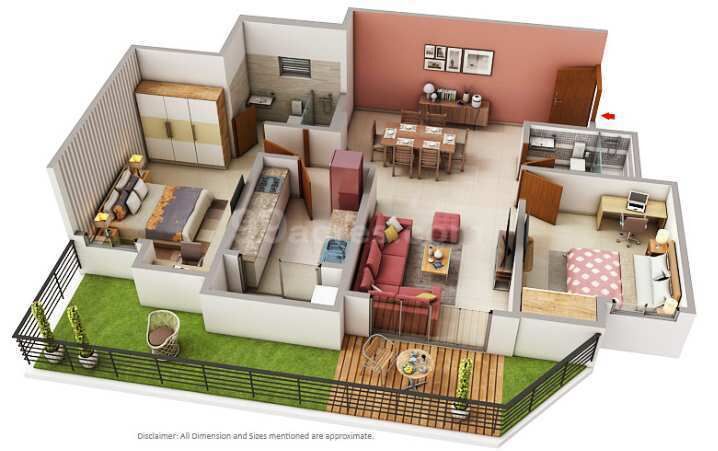 2 BHK Apartment 902 Sq.ft. for Sale in Thane West, Kolshet Road, Thane