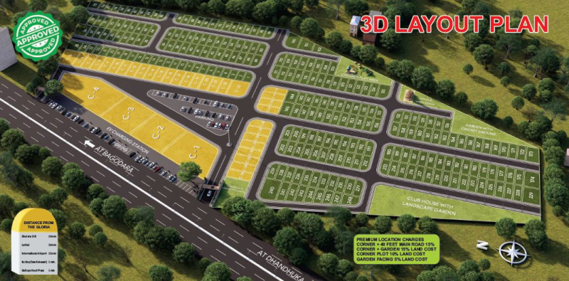  Residential Plot 100 Sq. Yards for Sale in Dholera, Ahmedabad