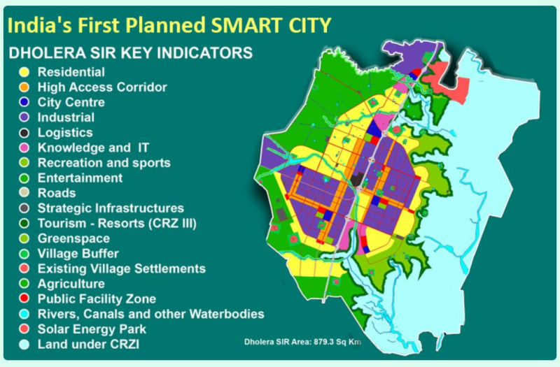  12000 Sq. Yards Residential Plot for Sale in Dholera, Ahmedabad