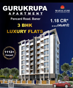 3 BHK Flat for Sale in Pancard Club Road, Baner, Pune