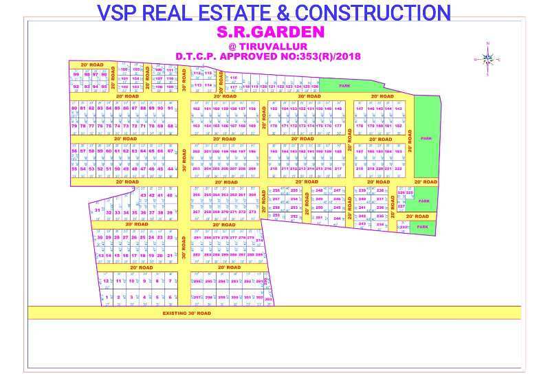  Residential Plot 1200 Sq.ft. for Sale in Melanur, Thiruvallur