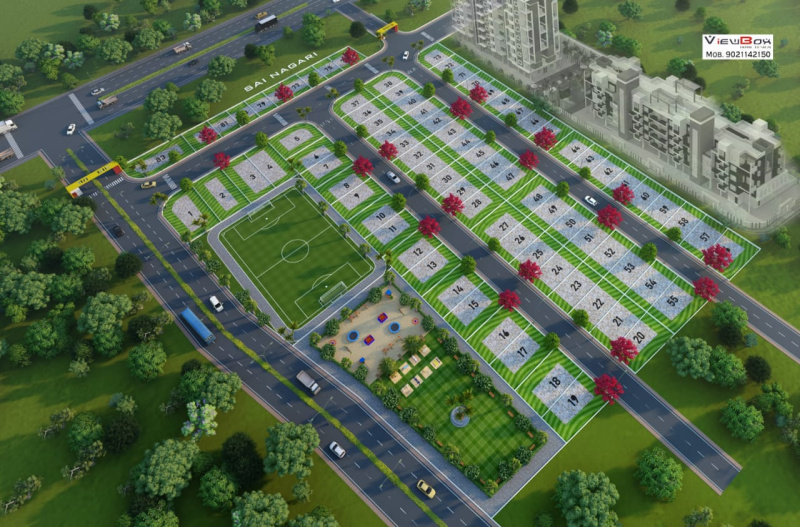  Residential Plot 1100 Sq.ft. for Sale in Jamtha, Nagpur