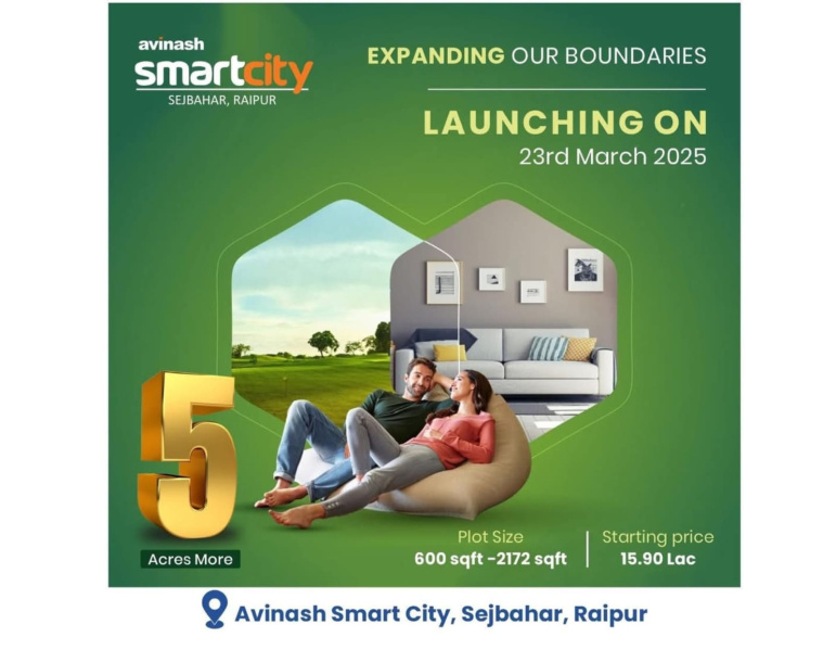  Residential Plot 1000 Sq.ft. for Sale in Sejbahar, Raipur