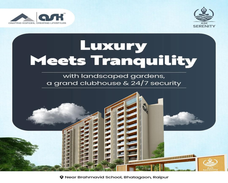 3 BHK Apartment 1950 Sq.ft. for Sale in Bhatagaon, Raipur