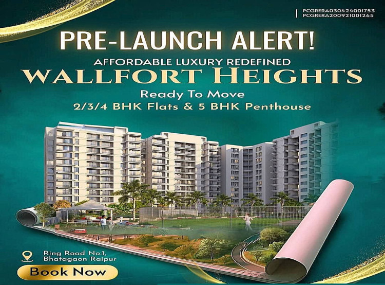 3 BHK 1500 Sq.ft. Apartment for Sale in Bhatagaon, Raipur