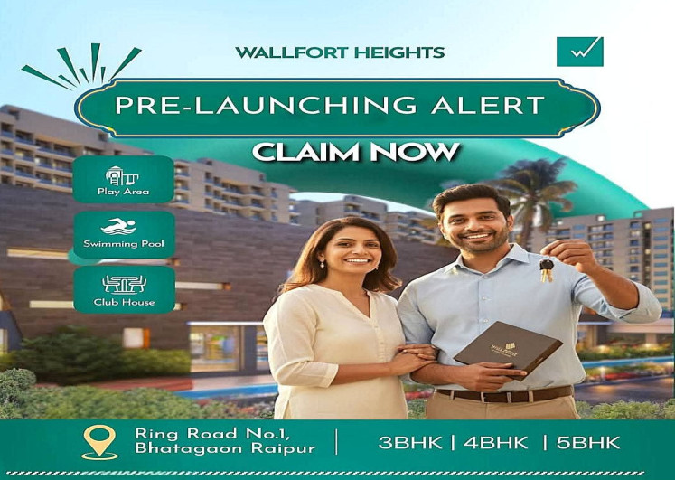 3 BHK 1500 Sq.ft. Apartment for Sale in Bhatagaon, Raipur