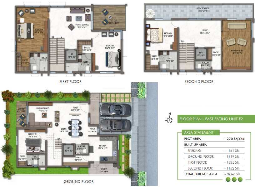 4 BHK House 3756 Sq.ft. for Sale in Kollur, Hyderabad