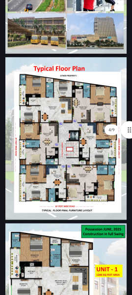 3 BHK Builder Floor 1200 Sq.ft. for Sale in Sector 73 Noida