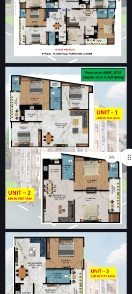 3 BHK Builder Floor 1200 Sq.ft. for Sale in Sector 73 Noida