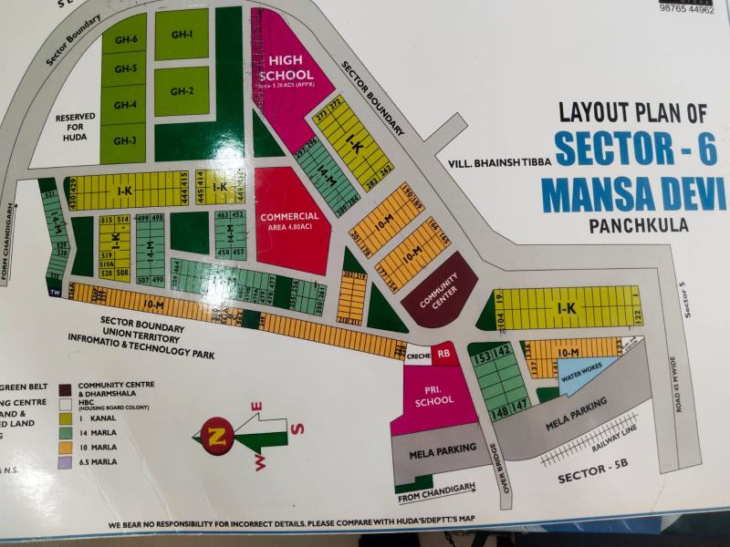 7 BHK House 10 Marla for Sale in MDC Sector 6