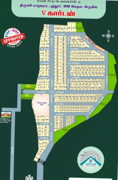  Residential Plot 1200 Sq.ft. for Sale in MM Nagar, Tiruchirappalli