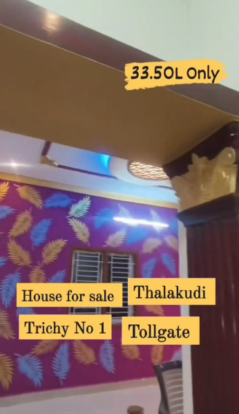 1 BHK 580 Sq.ft. House for Sale in Thalakudi, Tiruchirappalli