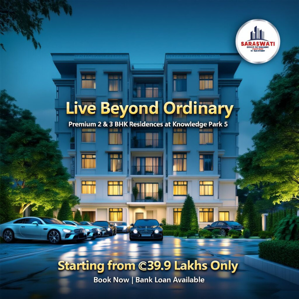 2 BHK 1090 Sq.ft. Apartment for Sale in Knowledge Park 5, Greater Noida