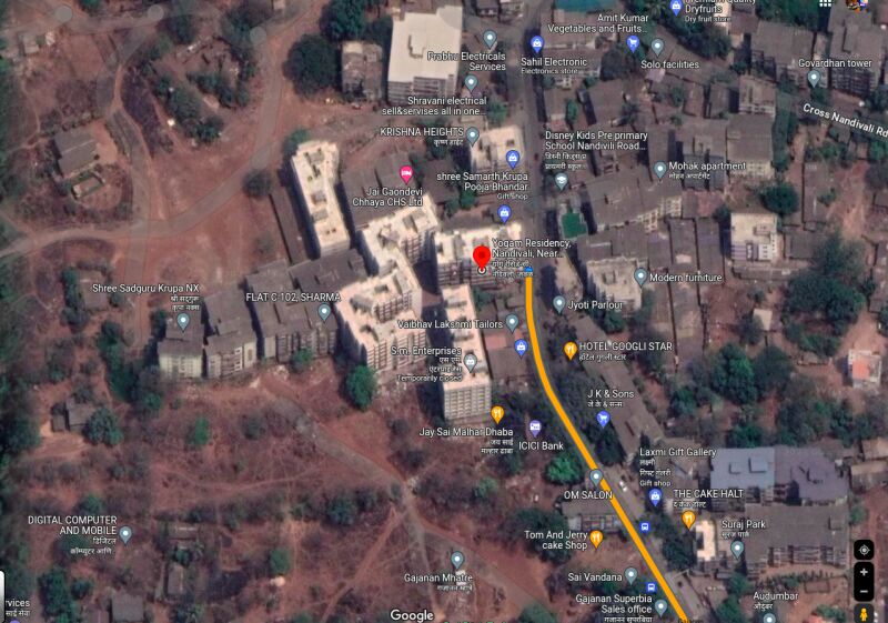1 BHK Builder Floor 470 Sq.ft. for Sale in Nandivali, Dombivli East, Thane