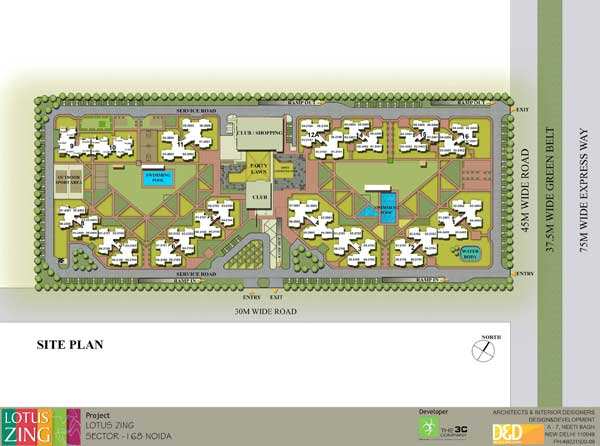 3 BHK Apartment 1415 Sq.ft. for Sale in Sector 168 Noida