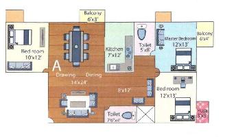 3 BHK Flat for Sale in Rupnagar, Guwahati