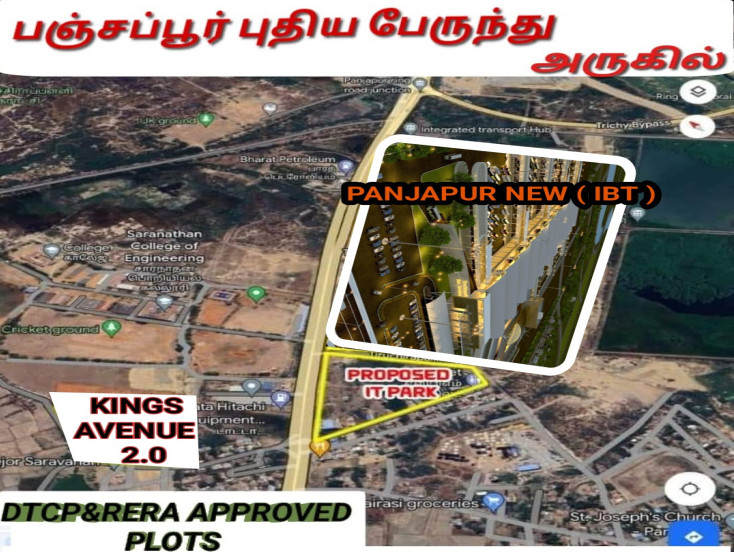  Residential Plot 2312 Sq.ft. for Sale in Panjapur, Tiruchirappalli