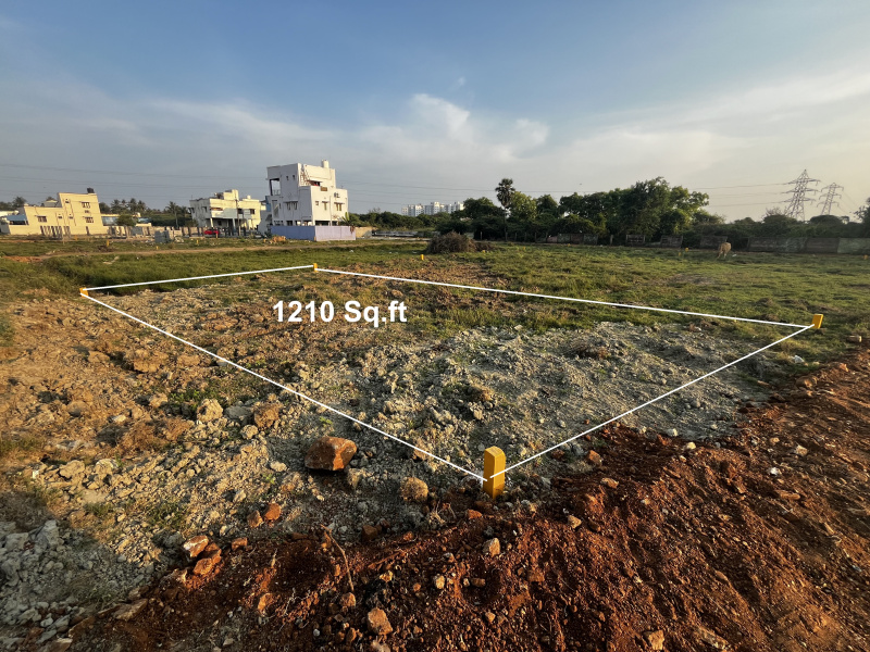  Residential Plot 1210 Sq.ft. for Sale in Kandigai, Chennai