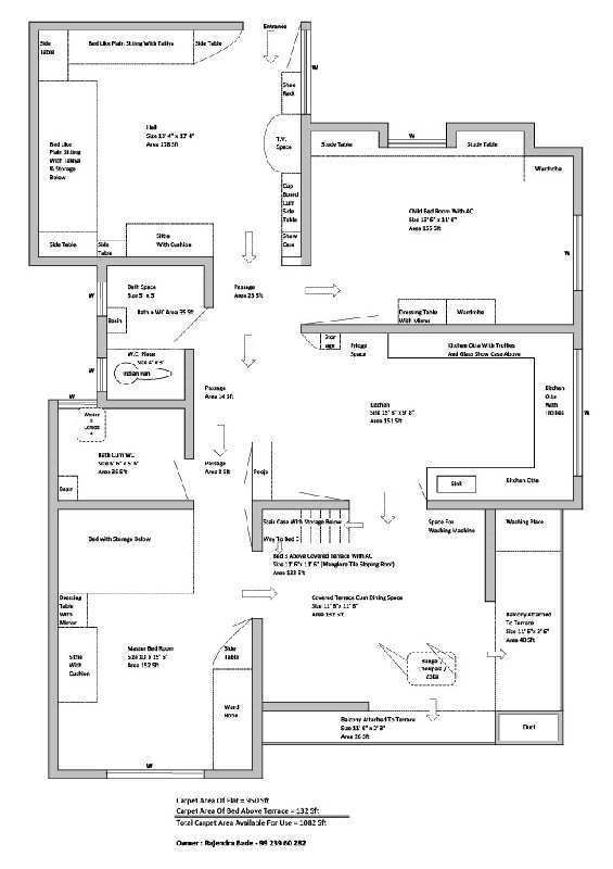 3 BHK Apartment 1082 Sq.ft. for Sale in Shreya Nagar, Aurangabad