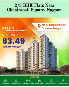 3 BHK Flat for Sale in Sadbhavana Nagar, Omkar Nagar, Nagpur