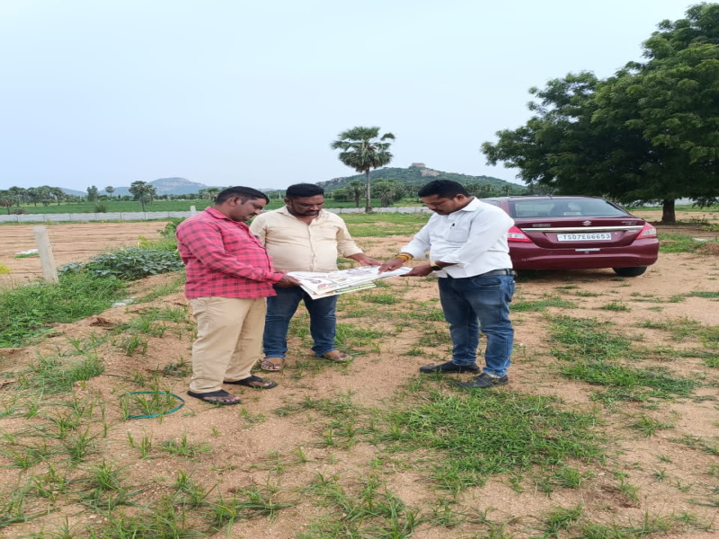 Residential Plot 121 Sq. Yards for Sale in Marriguda, Nalgonda