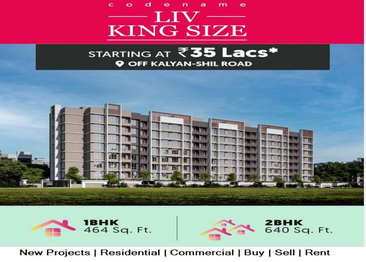 1 BHK Apartment 464 Sq.ft. for Sale in Dombivli East, Thane