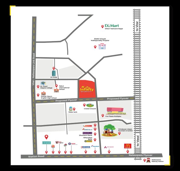 1 BHK Apartment 420 Sq.ft. for Sale in Nalasopara West, Mumbai