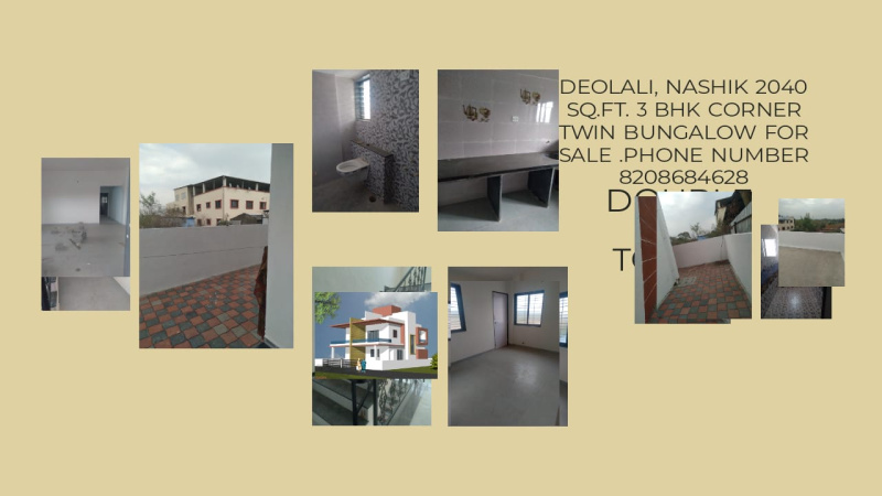 3 BHK 2040 Sq.ft. House for Sale in Deolali Camp, Nashik