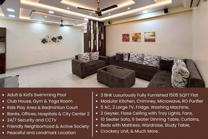 3 BHK Apartment 1500 Sq.ft. for Sale in Rajarhat, Kolkata